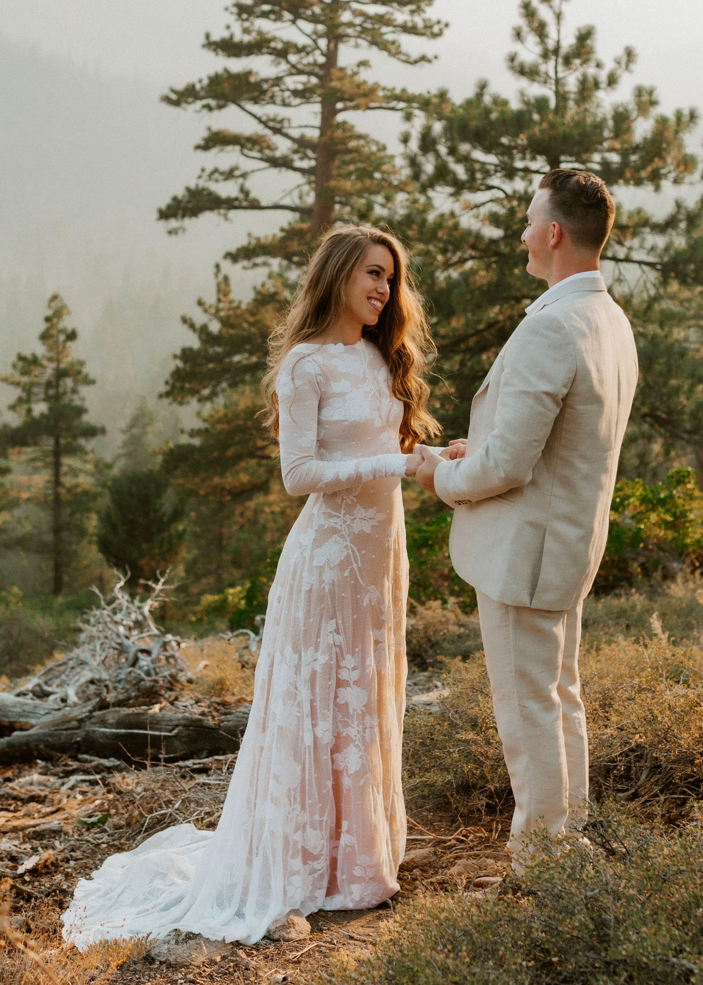 forest wedding dress